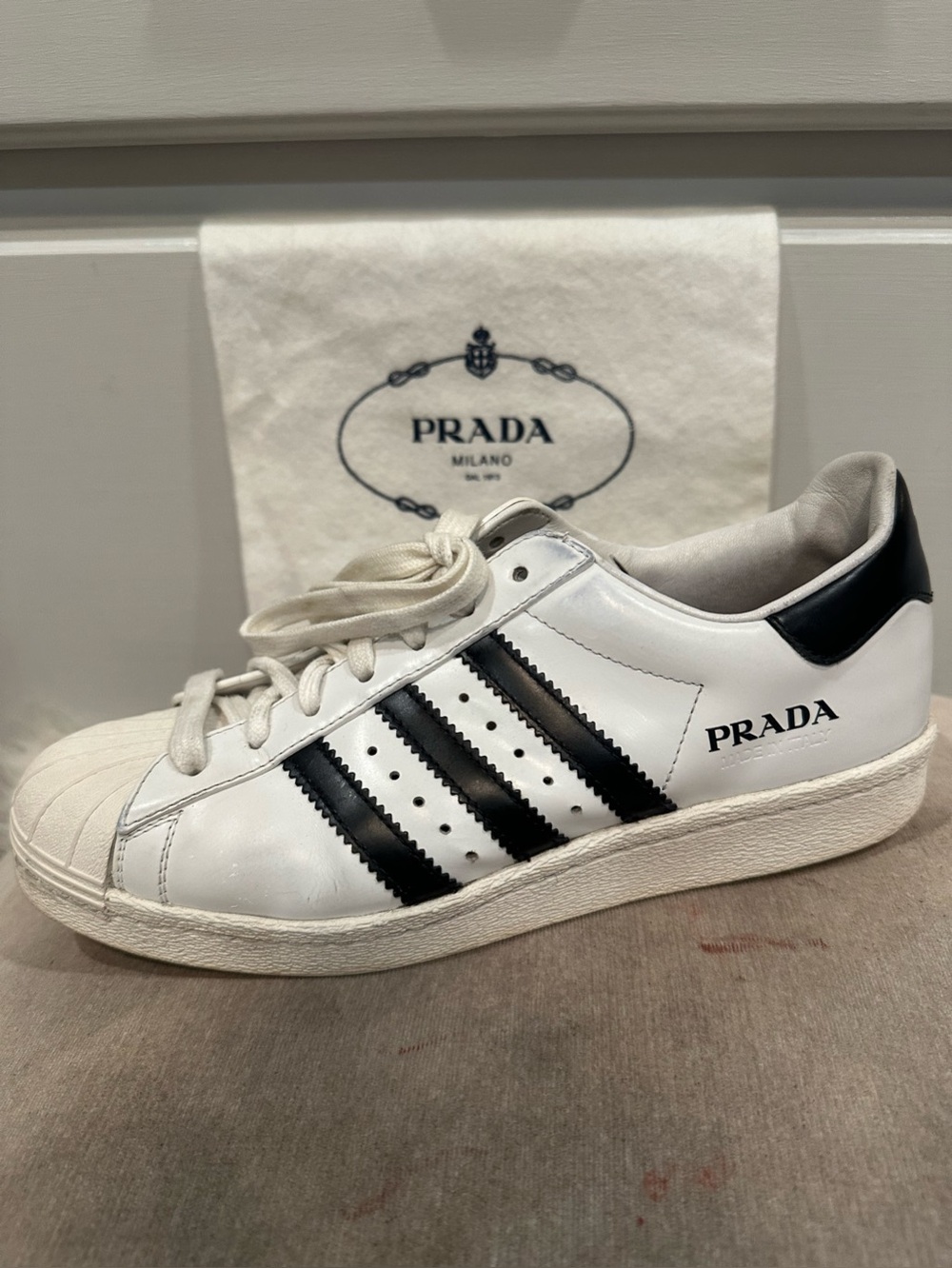 Prada x Adidas sneakers